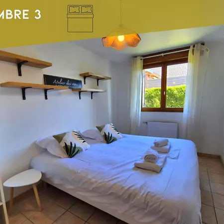 別荘 La Naturelle - Maison 4 & Parking Prive Bois-Bernard