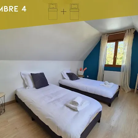 別荘 La Naturelle - Maison 4 & Parking Prive Bois-Bernard